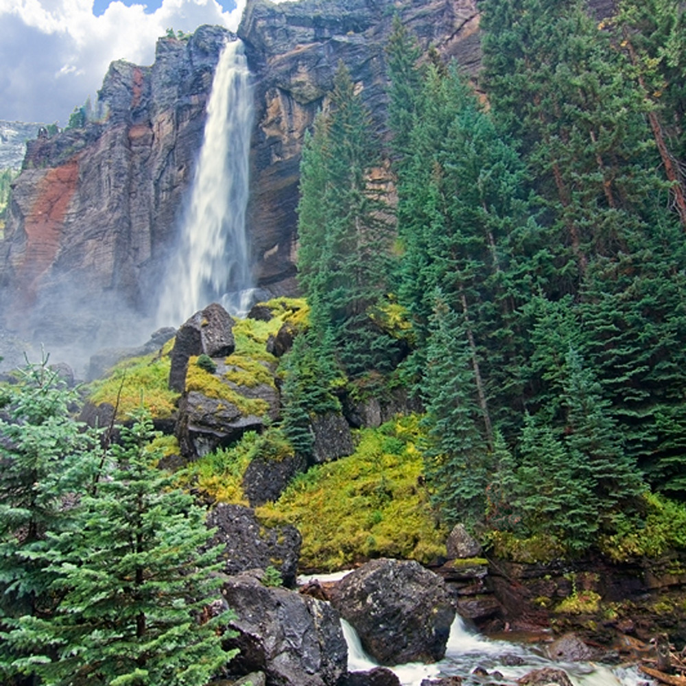 Bridal Veil Falls Telluride Photograph 7157 Colorado Photography Koral Martin Fine Art Photography