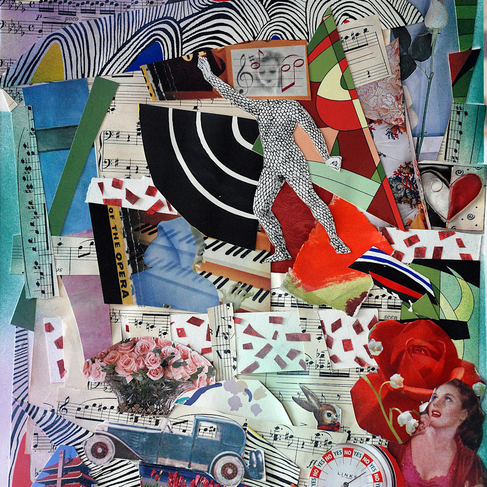 The butterfly girl collage 11x14 jane runyeon dxiakb