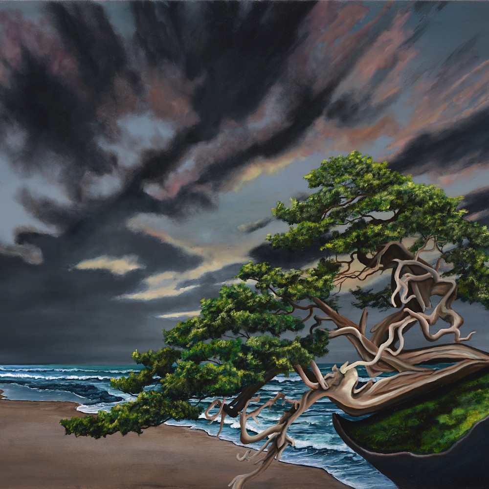 10  bonsai on the beach oil on canvas by monica marquez gatica mmg art studio fpduoc
