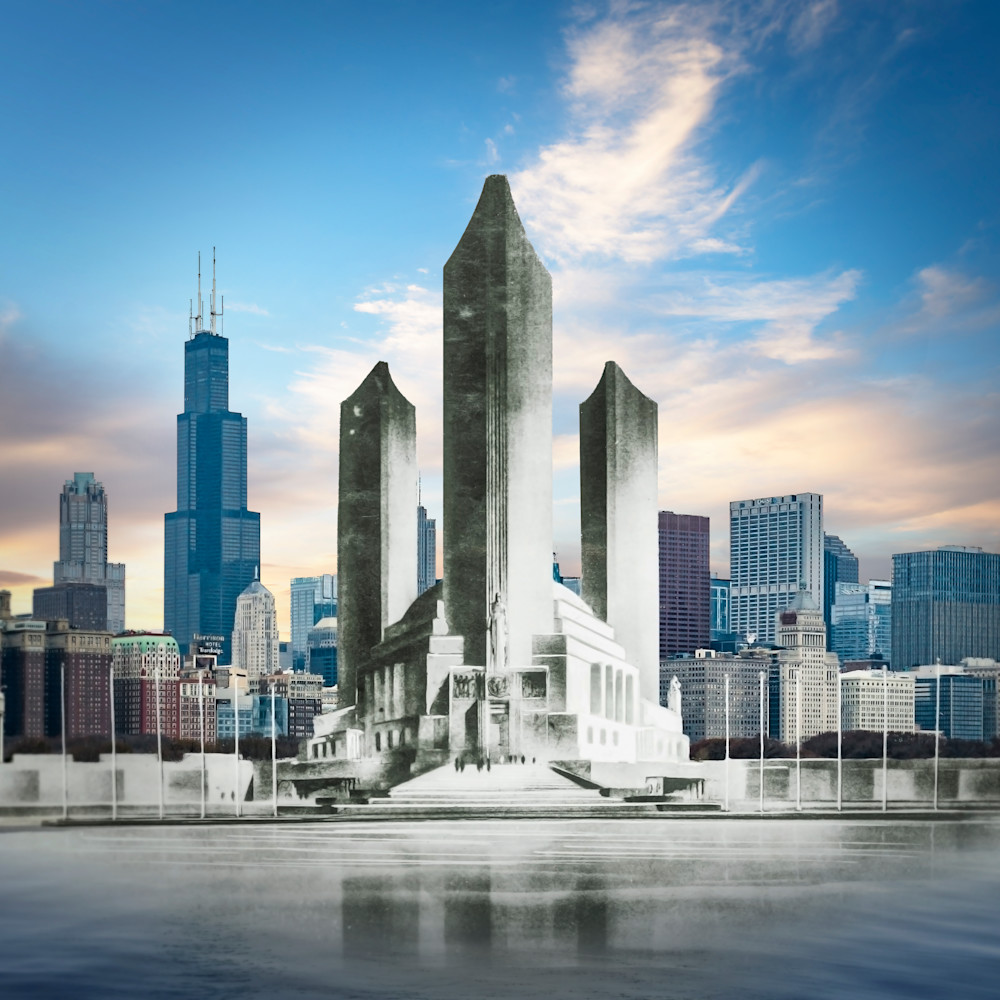 Federal Building 1933 Century Of Progress Art Mark Hersch Photography