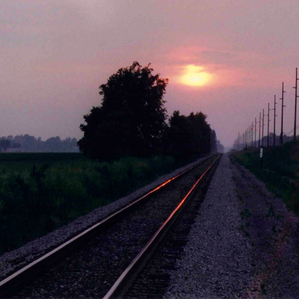 Sunset on the tracks 3 29 20 mlx1es