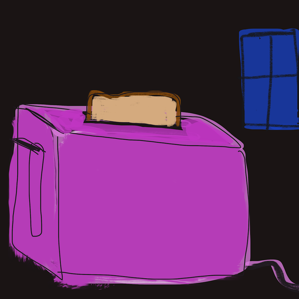 Purple toaster py085u