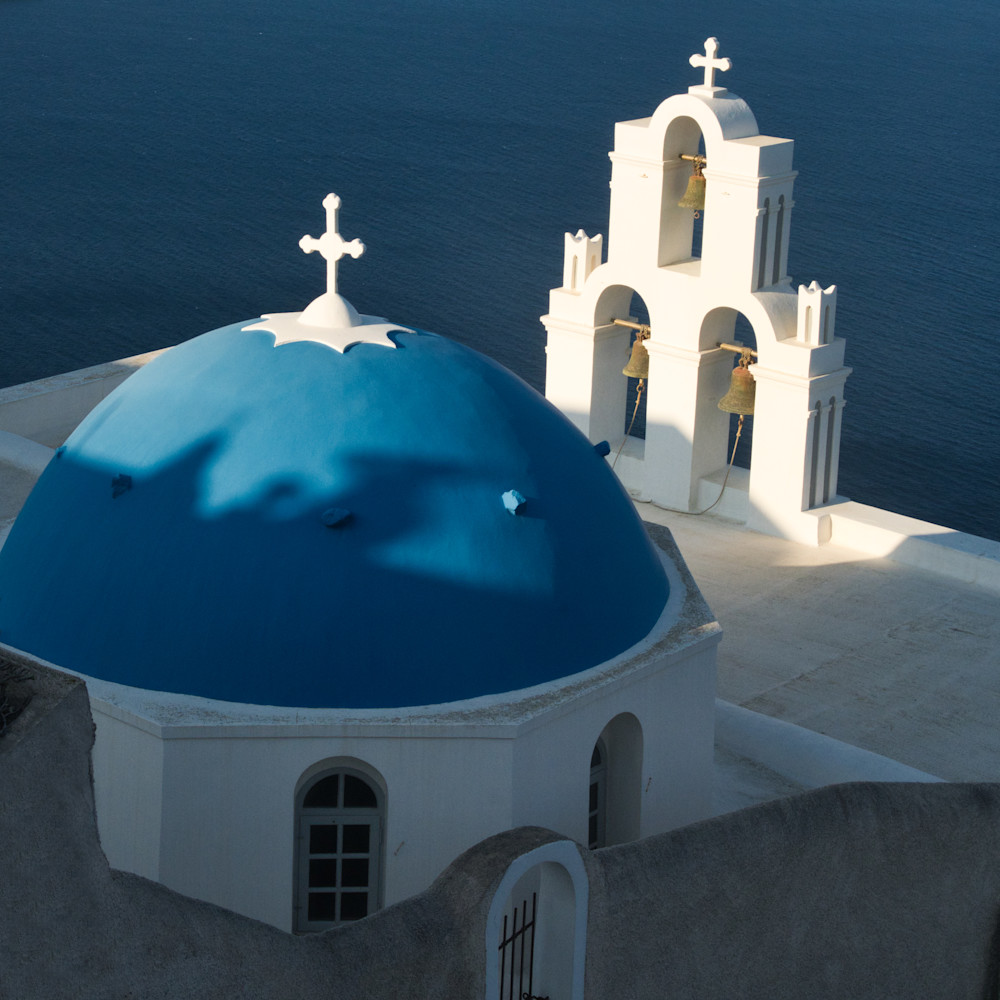 Santorini view from fia wzeexk