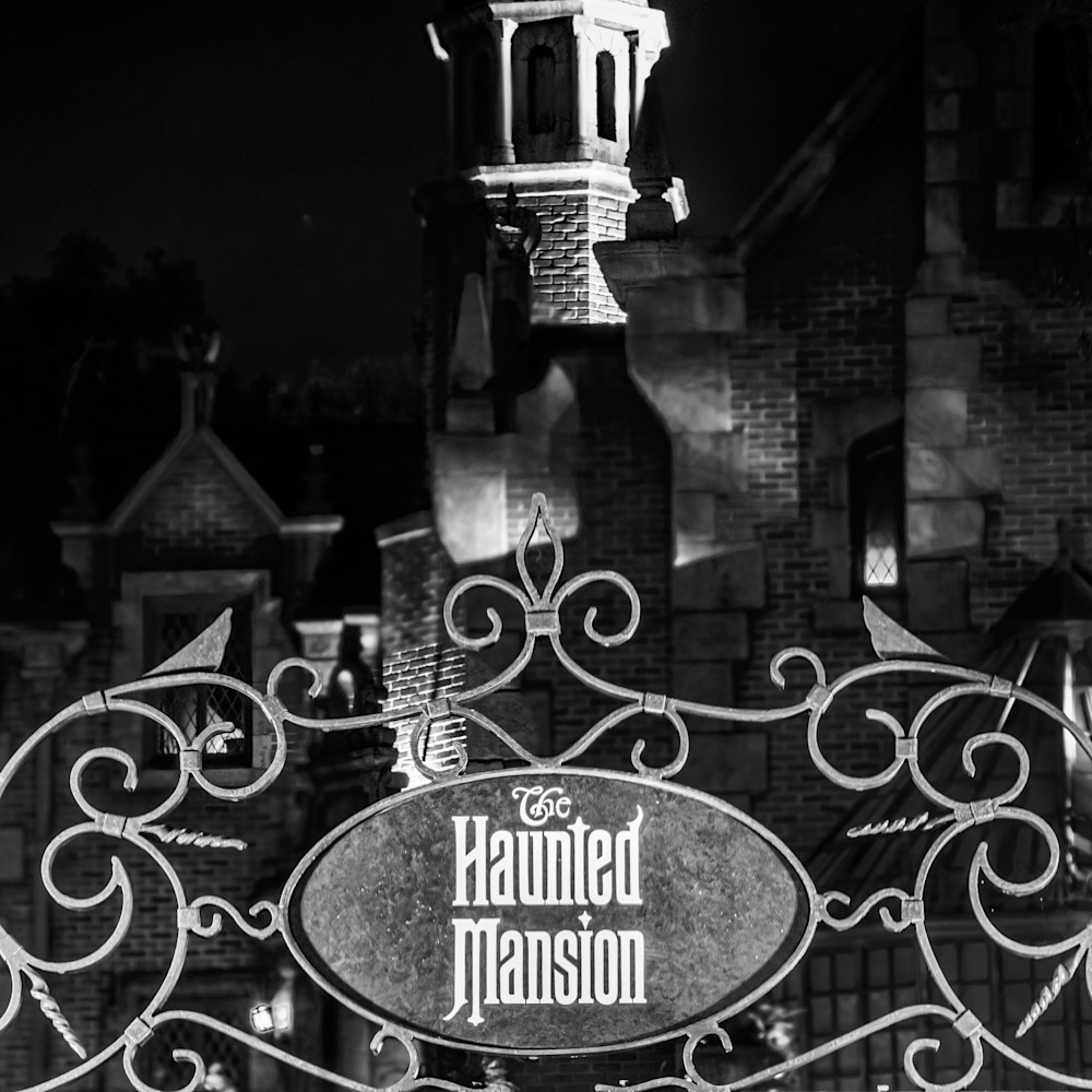 The Haunted Mansion Sign - Haunted Mansion Art