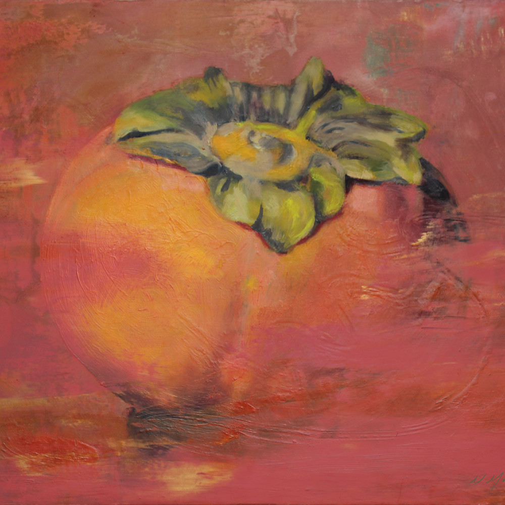 2012 persimmon on pink 12x14 print adj hosakr