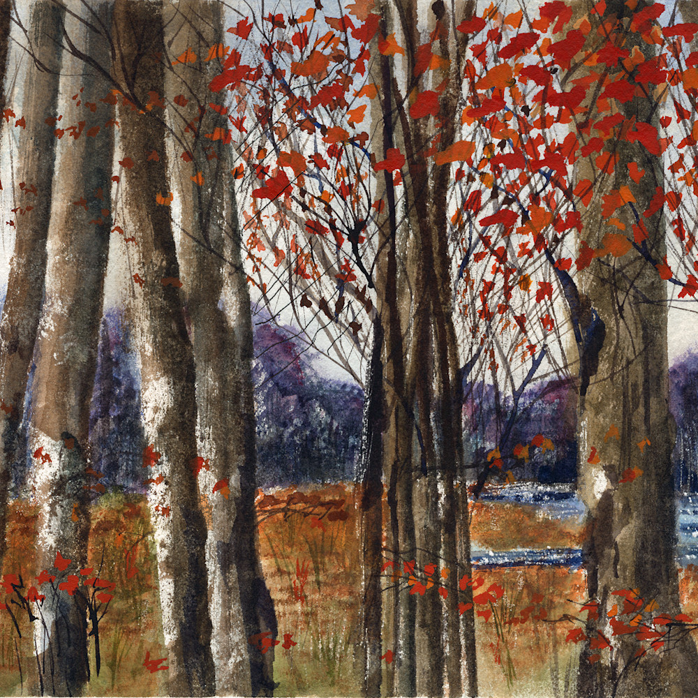 Autumn   halton hills   watercolour on panel   8.5 22 x 18.5 22 jt6jgd