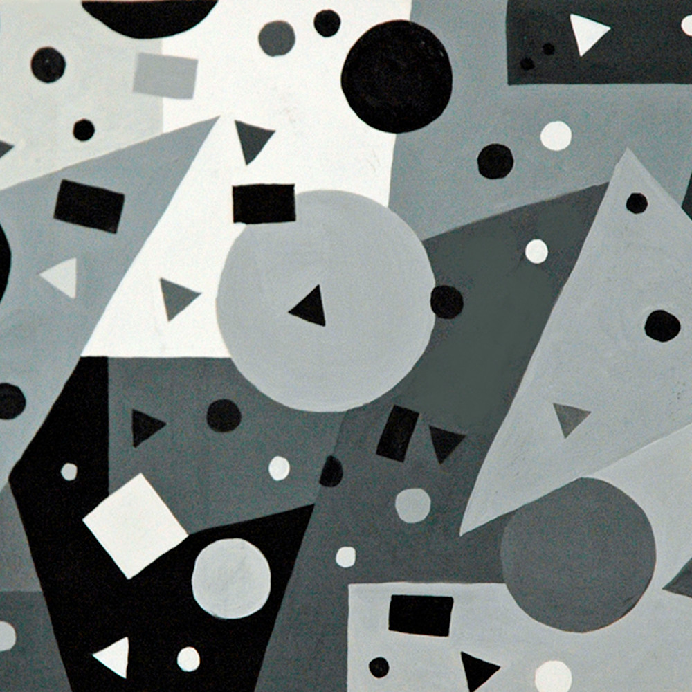Shades of gray   9 22 x 16 22   gouache on paper mounted on board   resin coat ds6ask