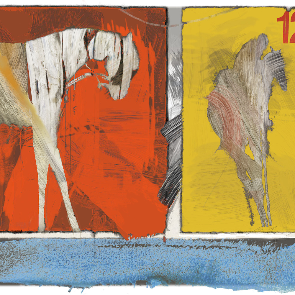 Equus yellow red blue 24x20 mceoe1