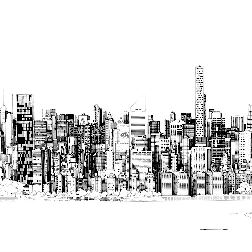 Manhattan skyline ny byefvj