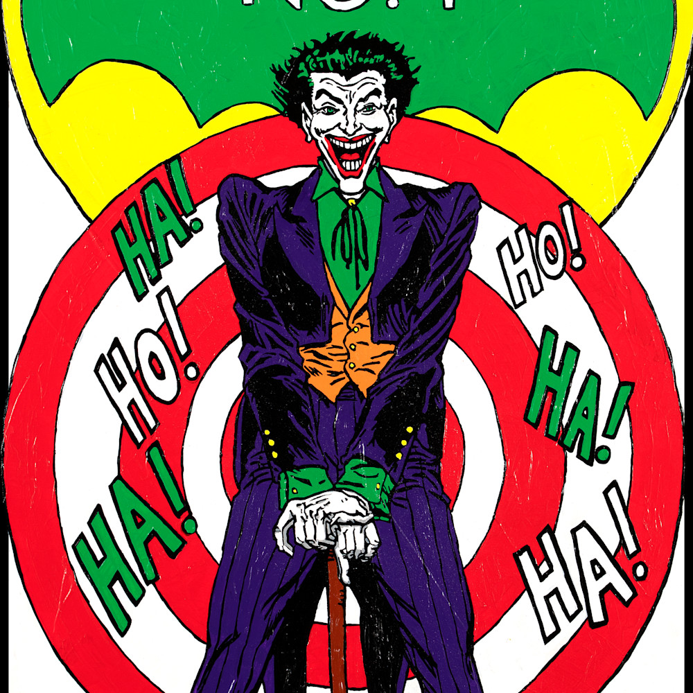 JOKER THEY LAUGH AT ME   PHOTO  PRINT ON FRAMED CANVAS WALL ART HOME DECORATION 