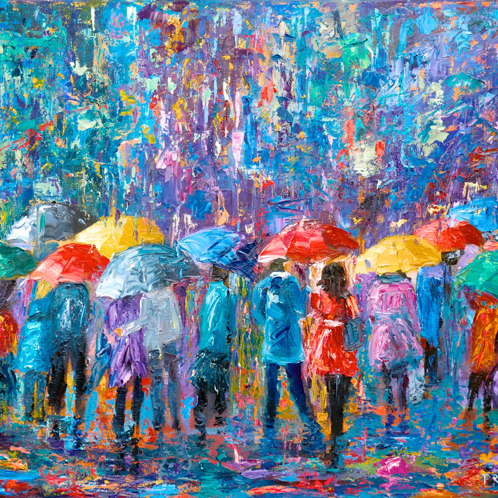 Lovers walk in city rain v 814 kwl6i6