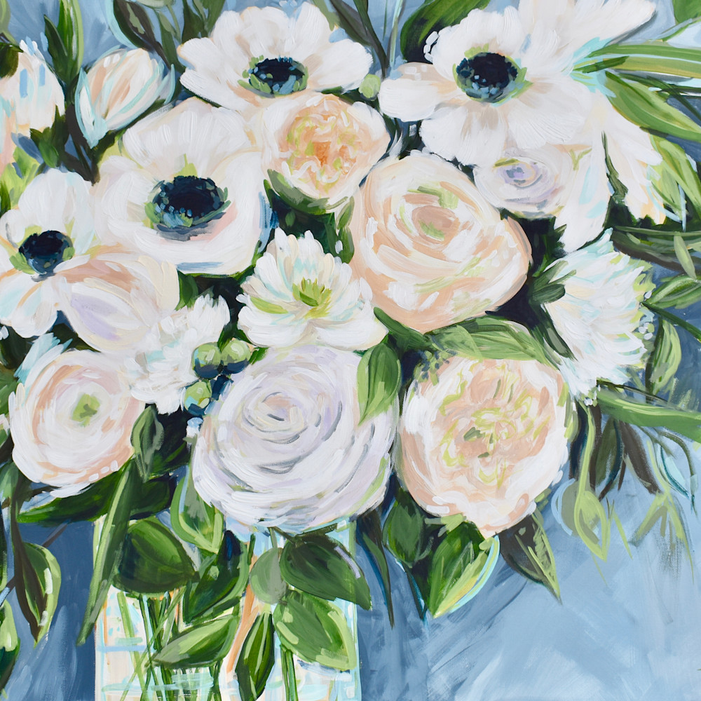 White peonies and poppies floral painting 36 x 24jpg o4duux