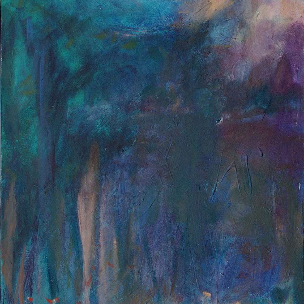 Deep in the forest 20x30 acrylic on canvas ug6gdm