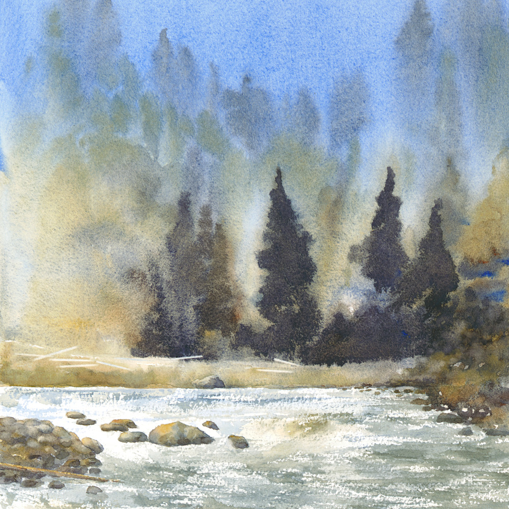 Around the corner from the falls 10.6x14.5 r4nbua