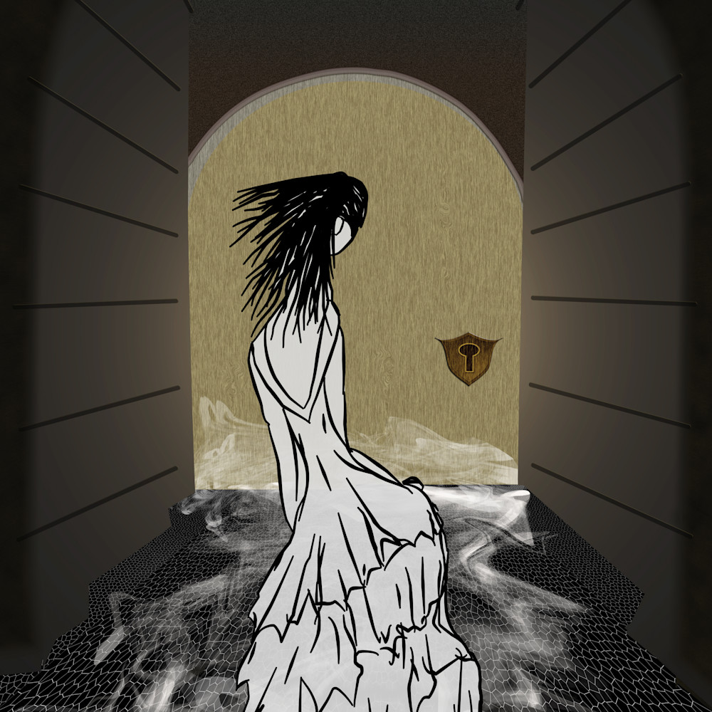 Ghost in the hallway 12x18 jjgyfp