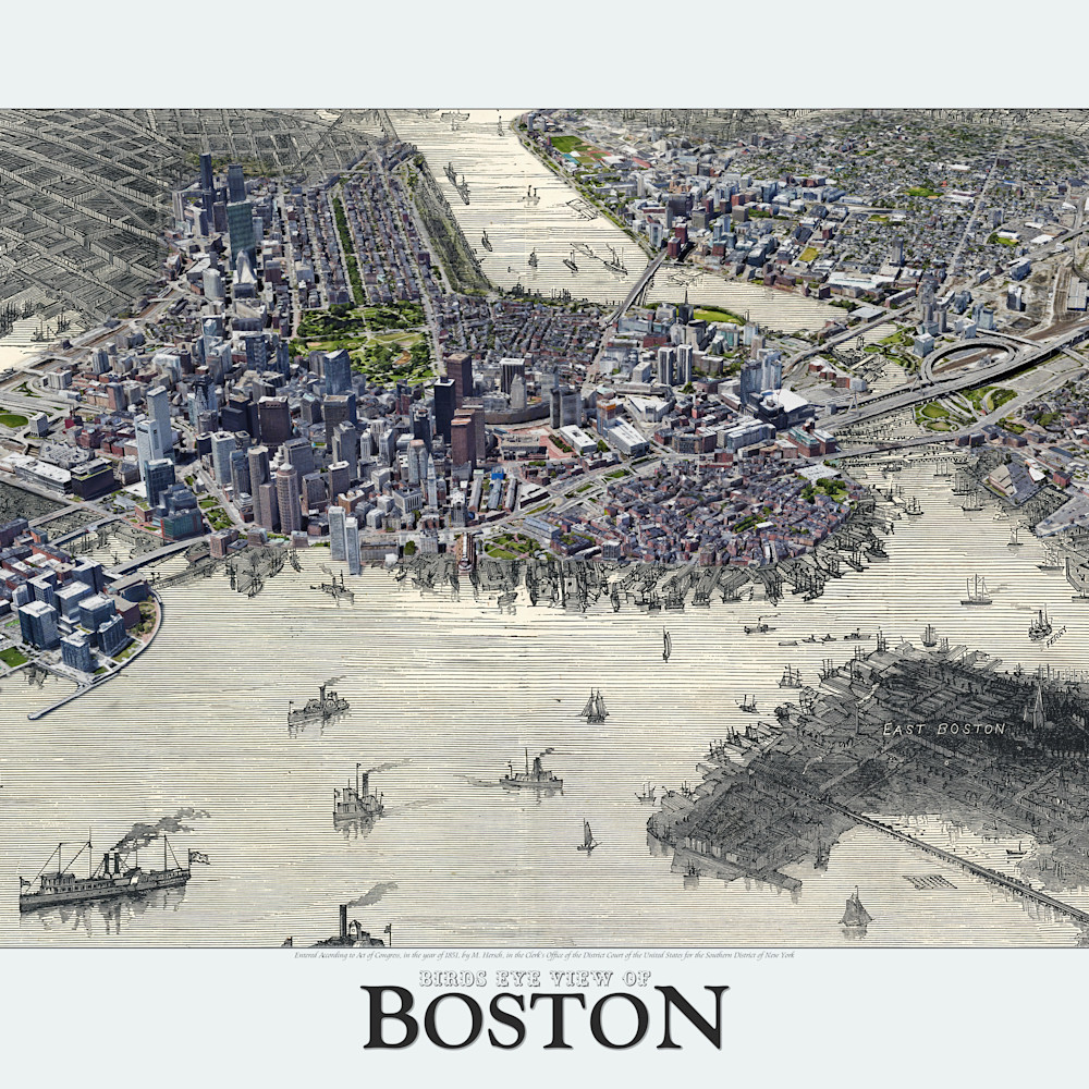 Final bird s eye view of boston 1871 pgdtms