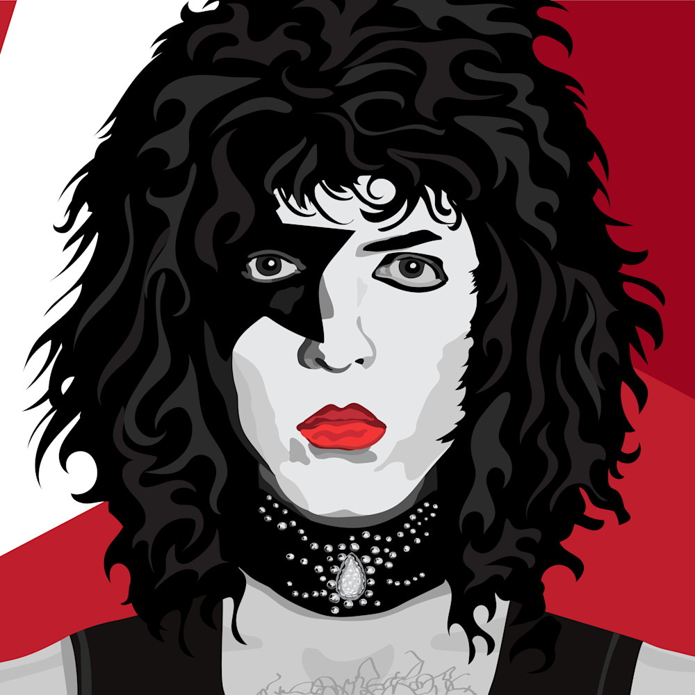 Paul stanley 48x36 aby2zo