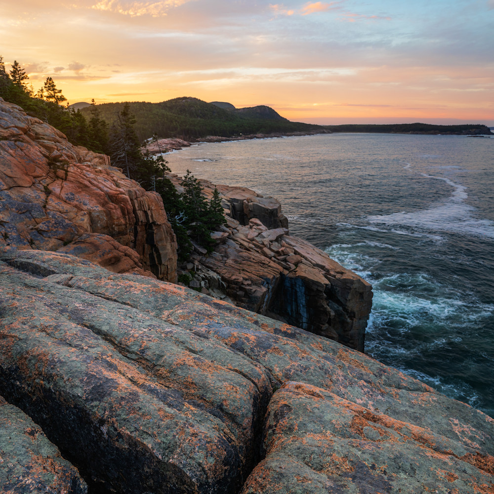 Otter cliffs sunset 1 pi2zxu