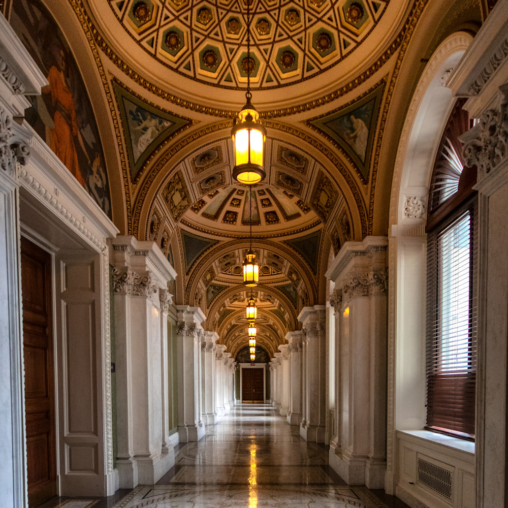 Library of congress hallway esaq2d