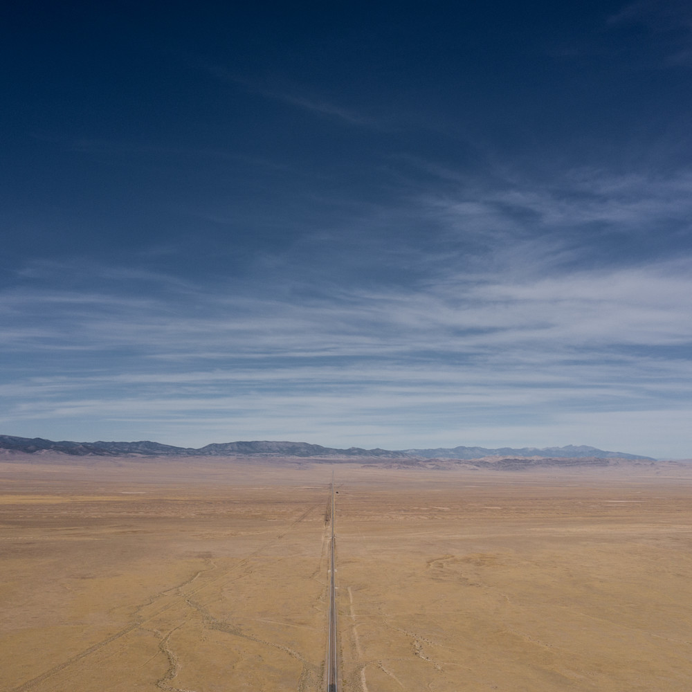 Aerial view deserted highway 0130 z84b9d