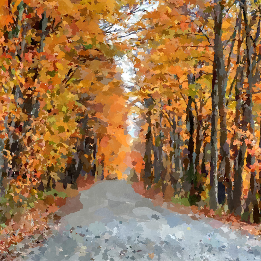 The road less traveled watercolor xyyxiw
