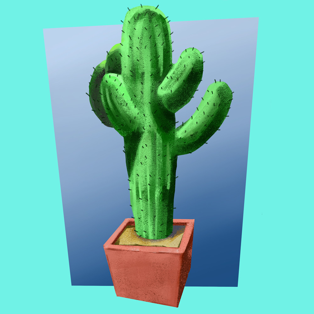 Cactus 28 giant 8 armed cactus day 130 vr19gv
