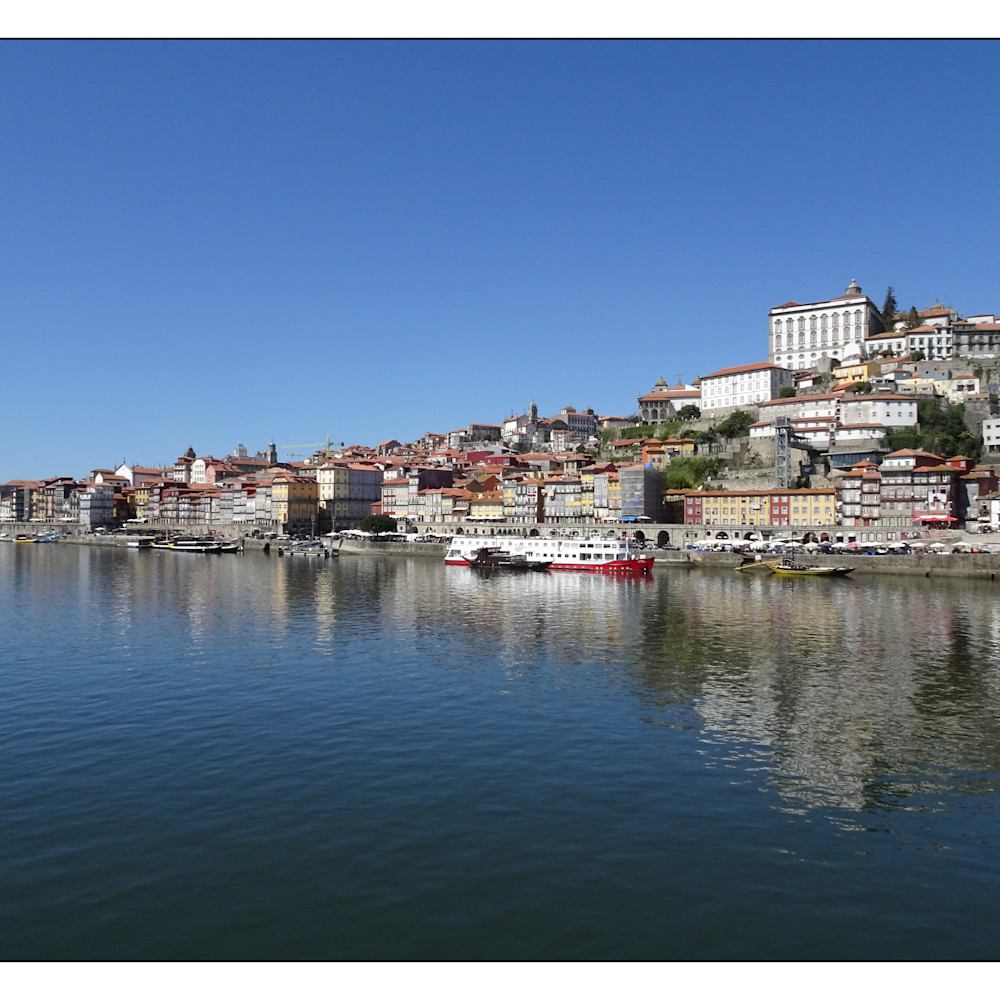 Porto reflection along the duoro equytc