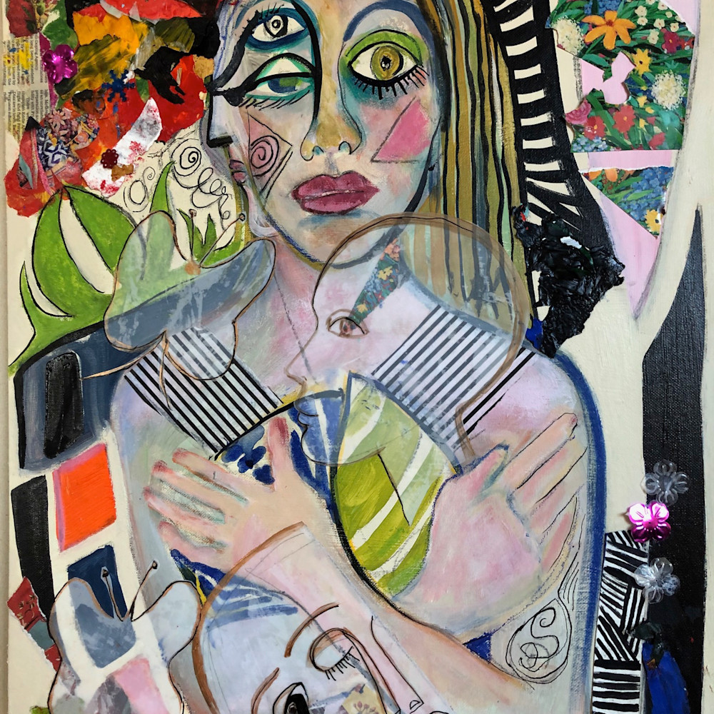 Deveuve alexis  alter ego  mixed media and collage 18 x 25 uesnlv