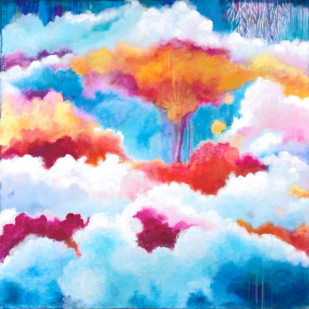 Artwork bird in the clouds nnhx4d