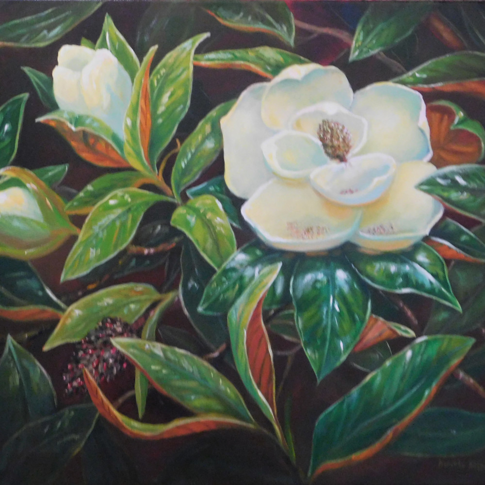 Southern magnolia oil 24x30 pizcvl