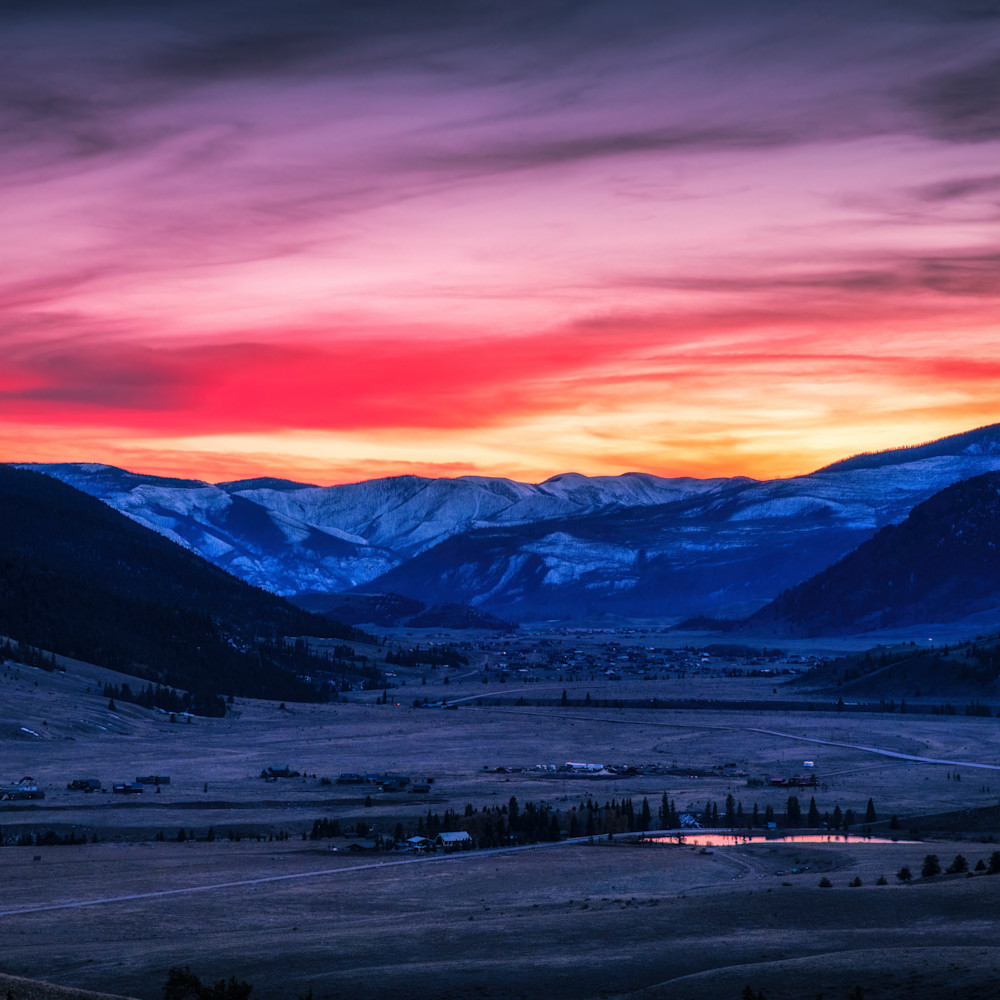 Andy crawford photography sunset over the valley psahod
