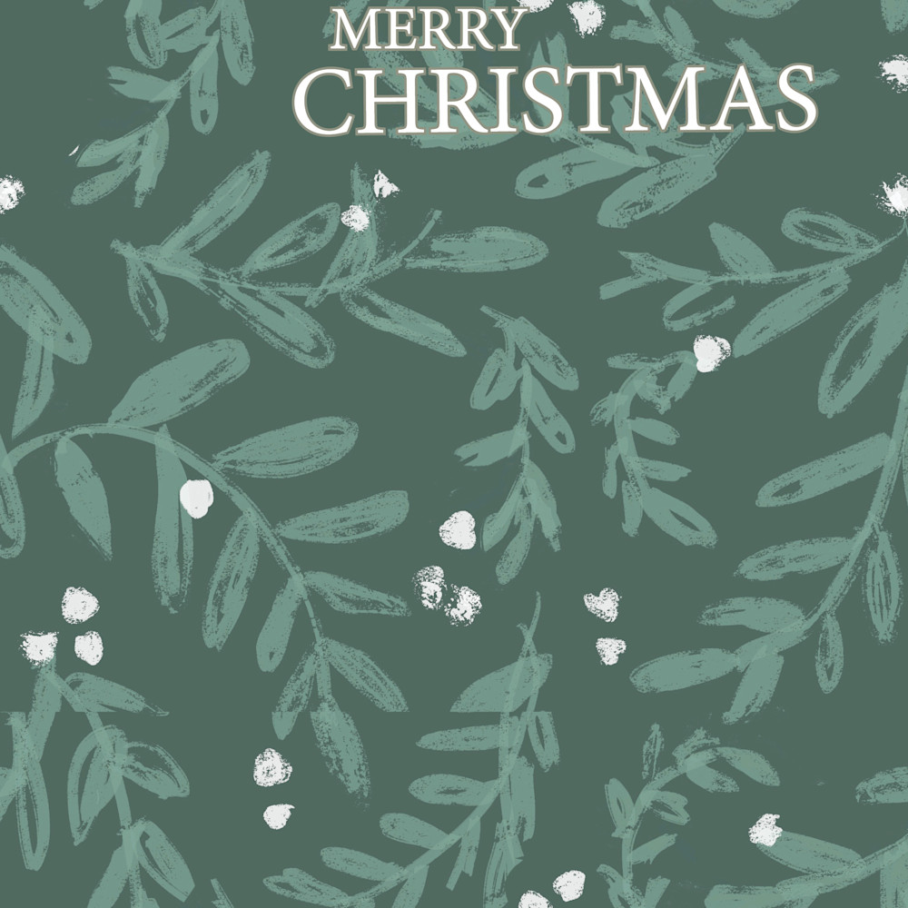 Mistletoe   christmas card daktyx