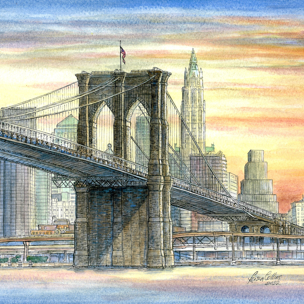 Brooklyn bridge new york city xshdfa