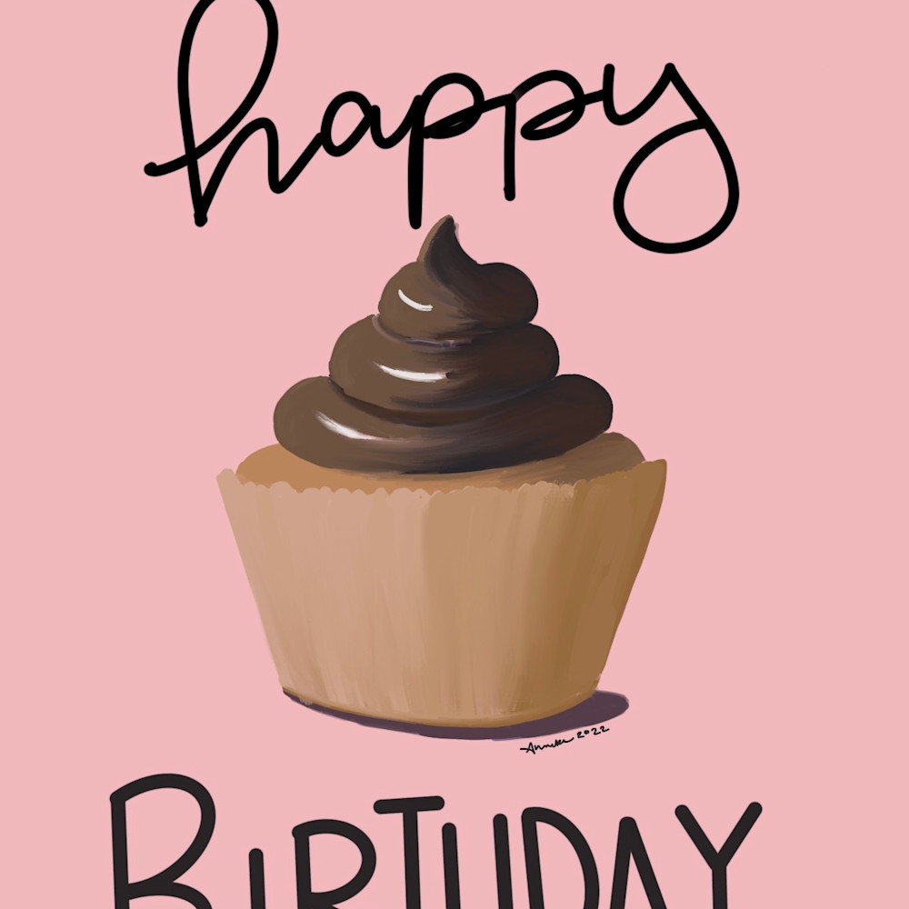 Happy birthday cupcake e8ldxc