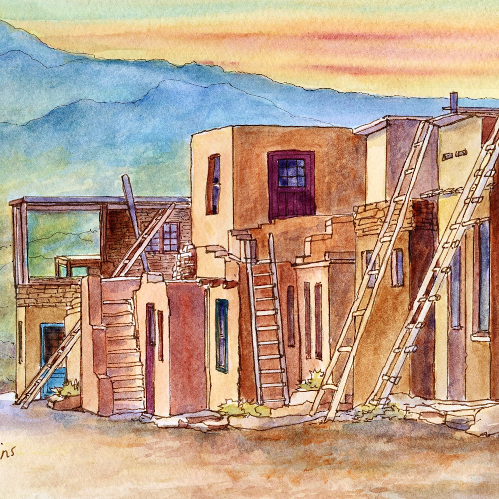 Opt nm pg 1   historically preserved adobe homes of the acoma pueblo settlement nm copy ig4kqw