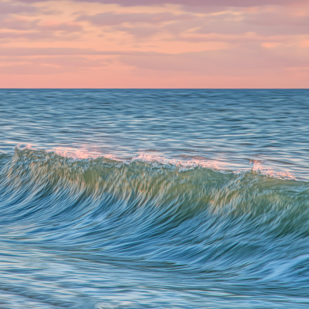 South beach magenta wave sunset amrj1n