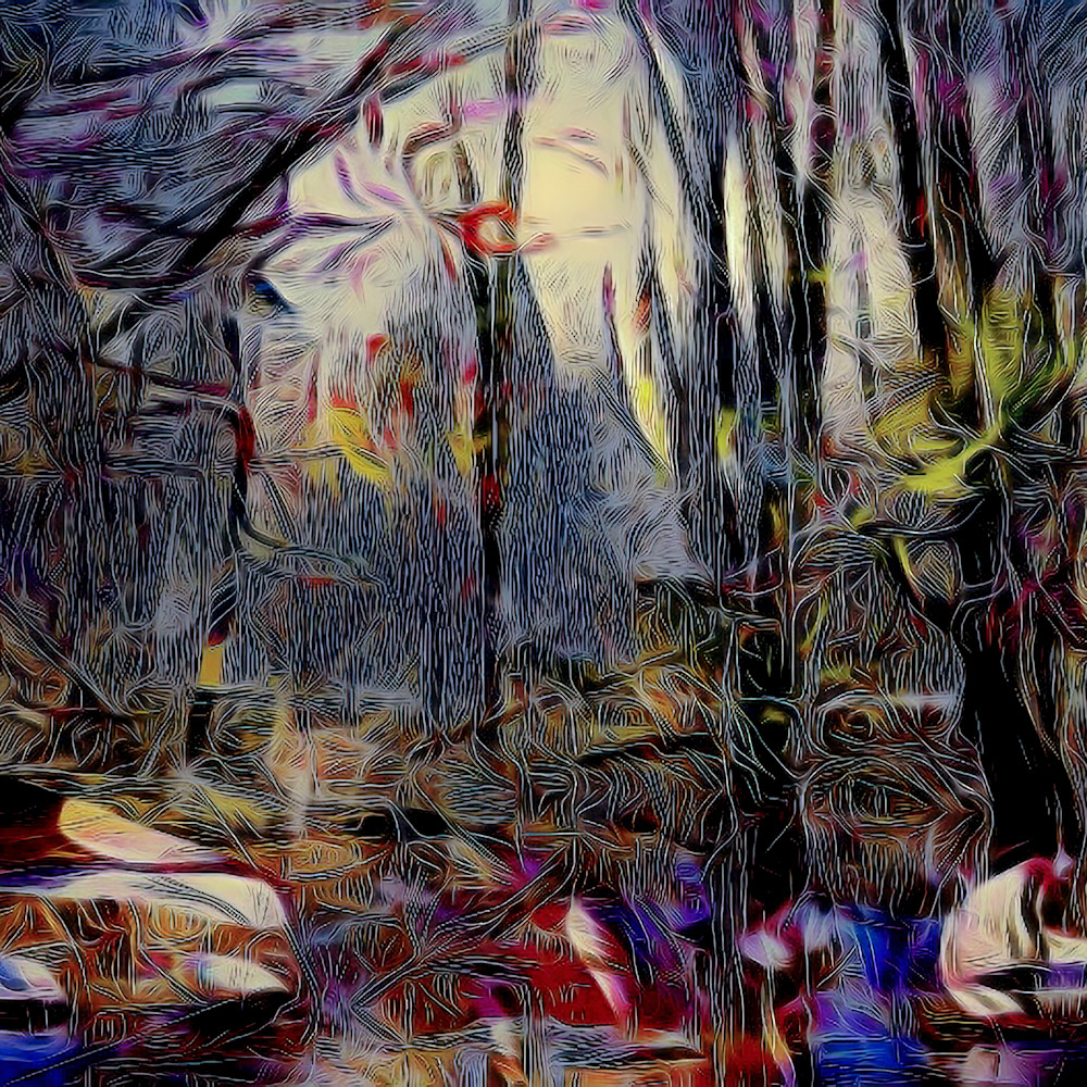 Enchanted forest print bzie8y
