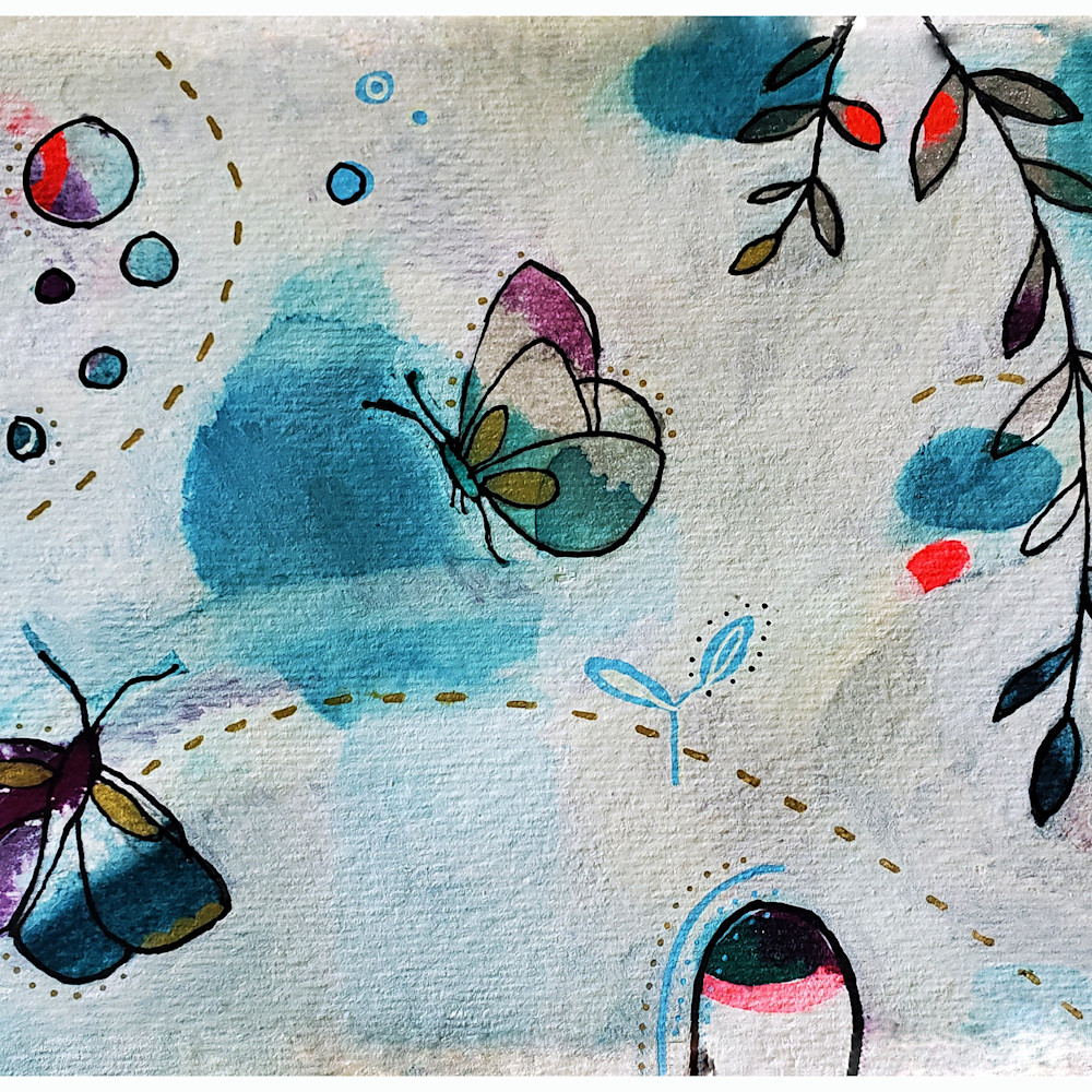 Blue butterflies ijg98c