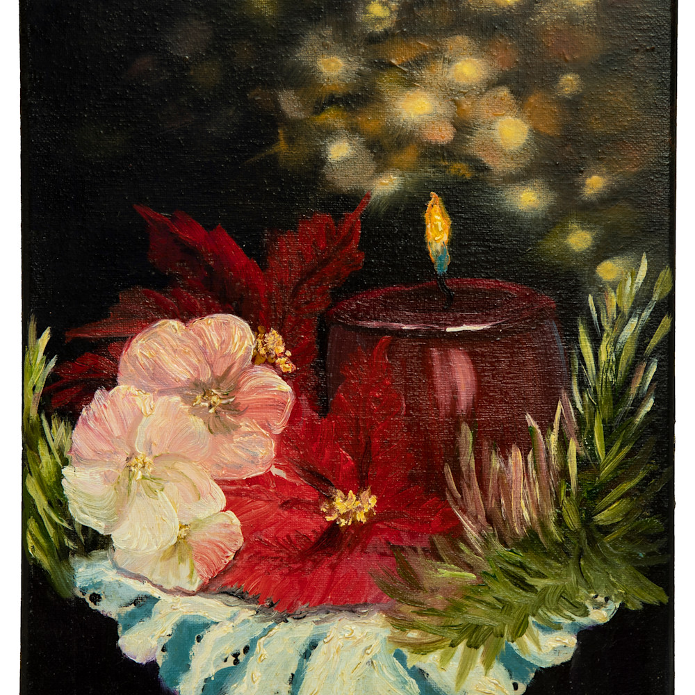 Linda graback   flowers by candle m4b7gv