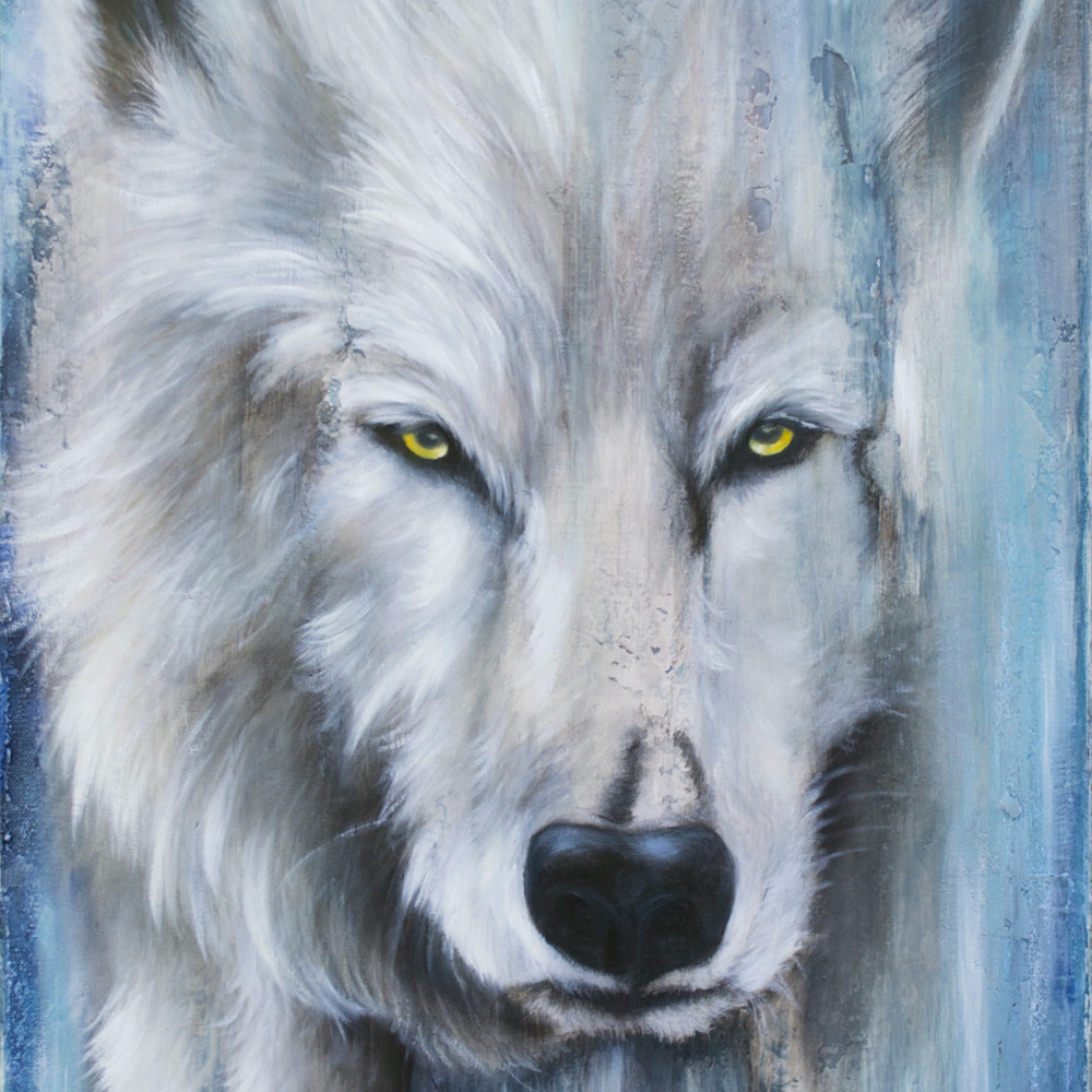 Tabitha benedict   wolf print mkusha