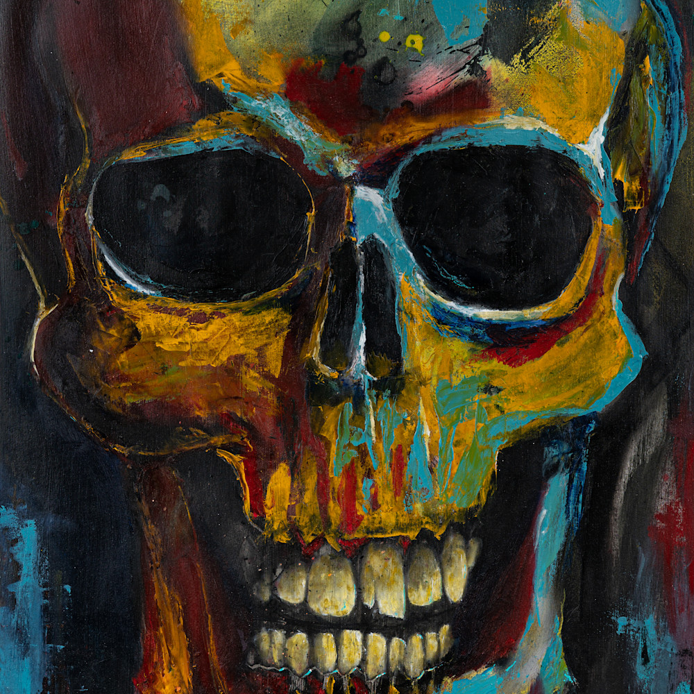 Chris daniels art prints full res color skull cropped ogiobg