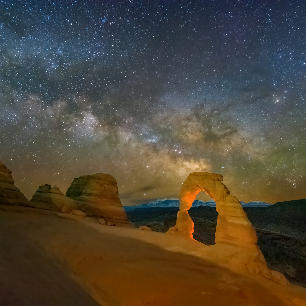 Delicate arch with jupiter fxxjw3