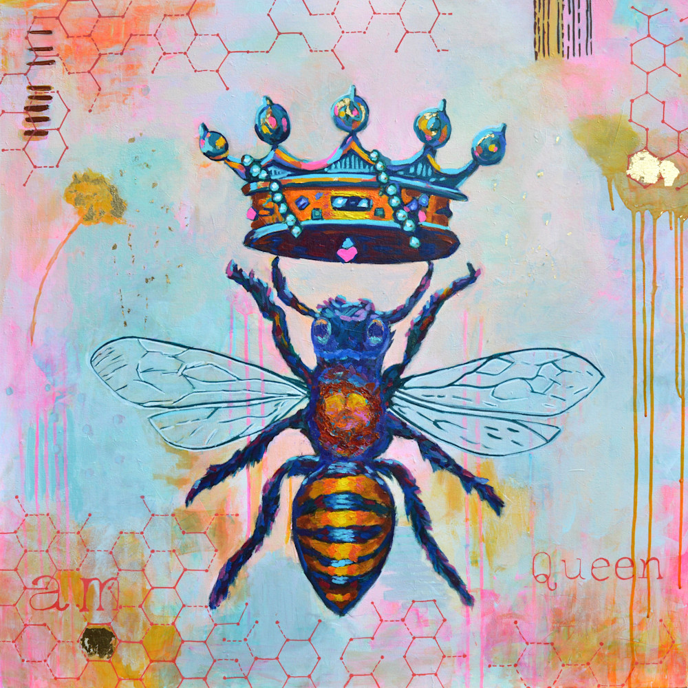 Queen bee fine art print gabriela ortiz cneadx
