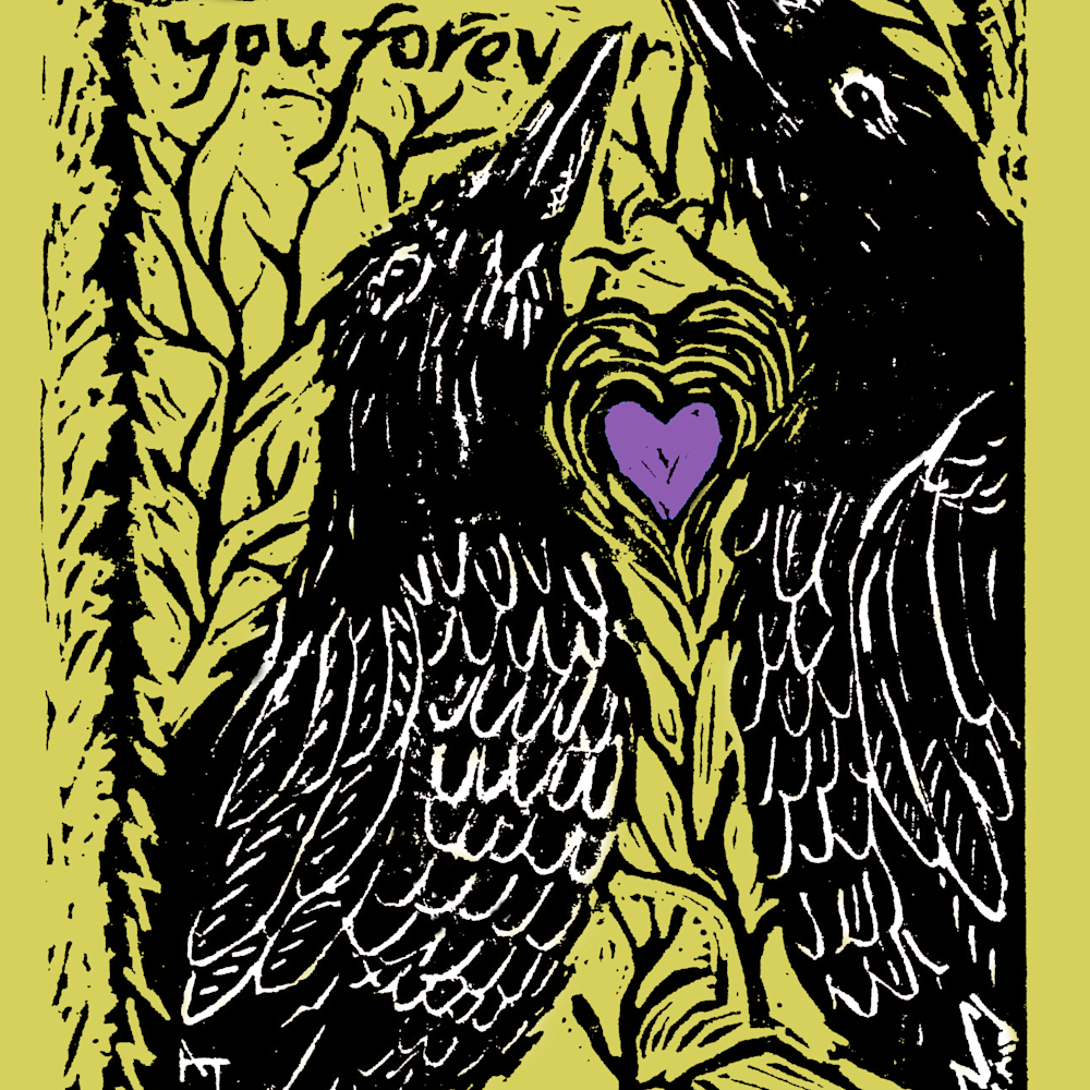 I will love you forever ravens yellow zhcg7b