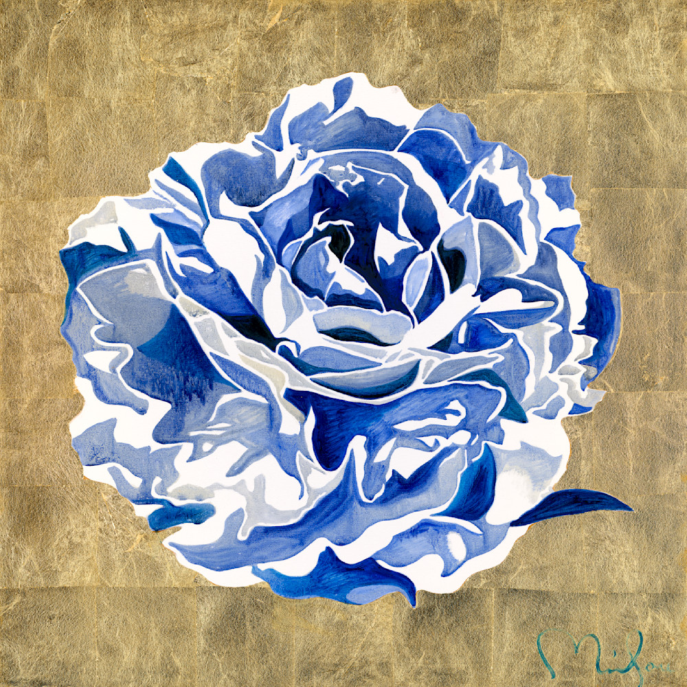 Floral blue peony iwf9mb