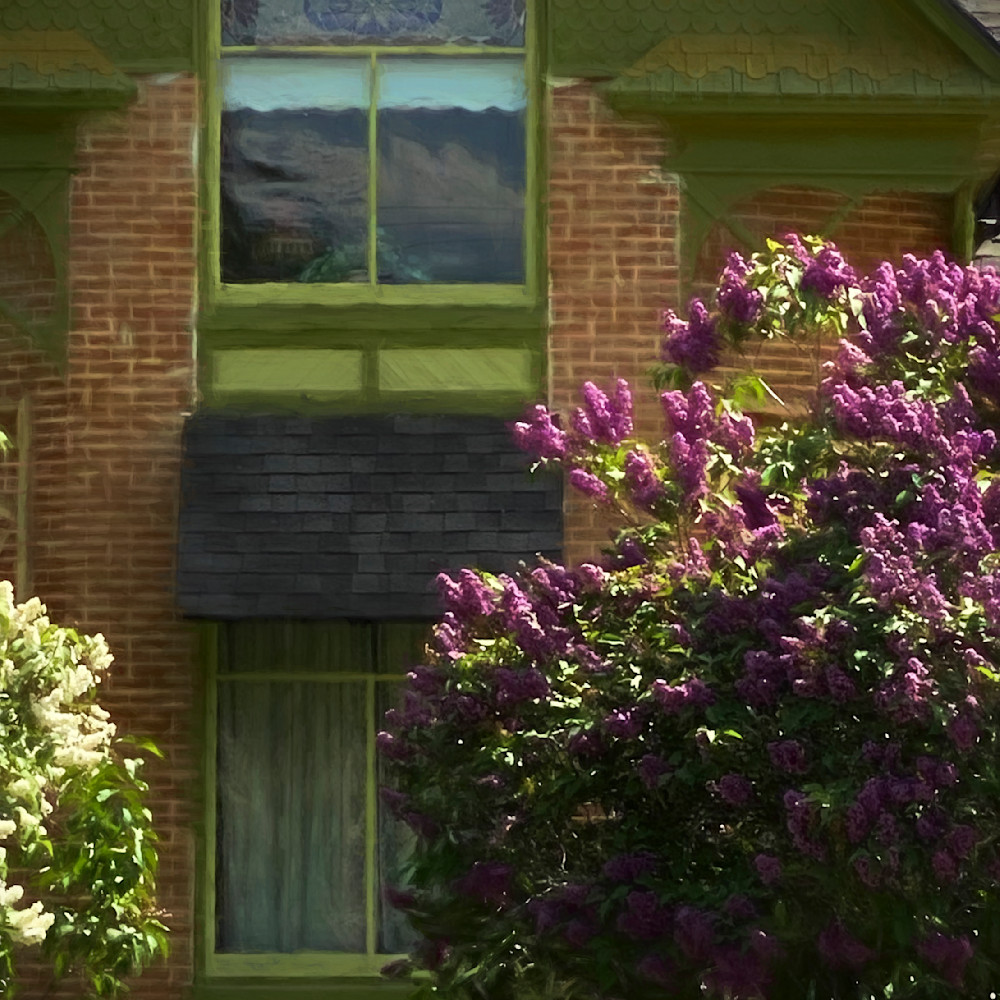 Lilacs at the mansion c3am3l