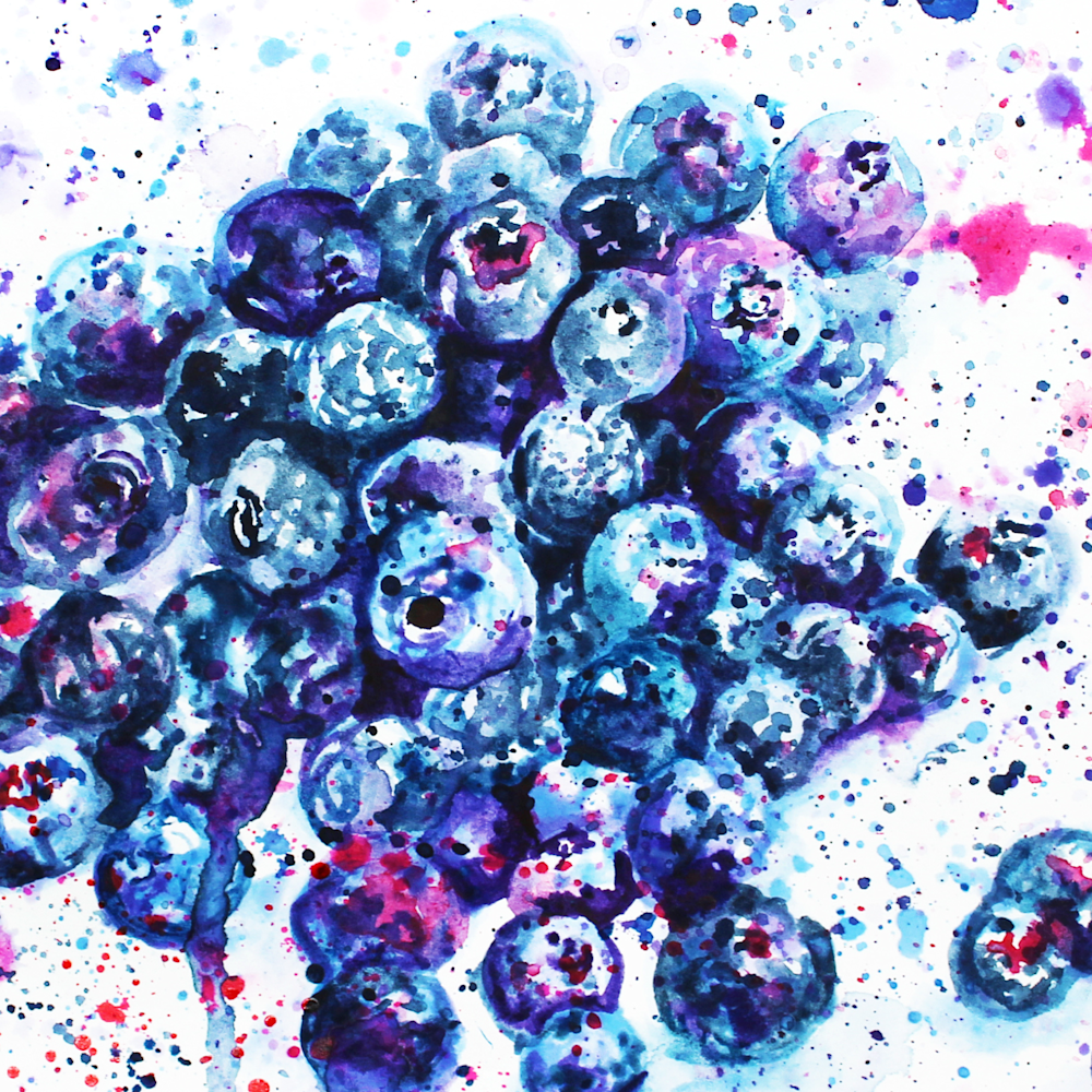 Buoyant blueberries mug dqxkhj