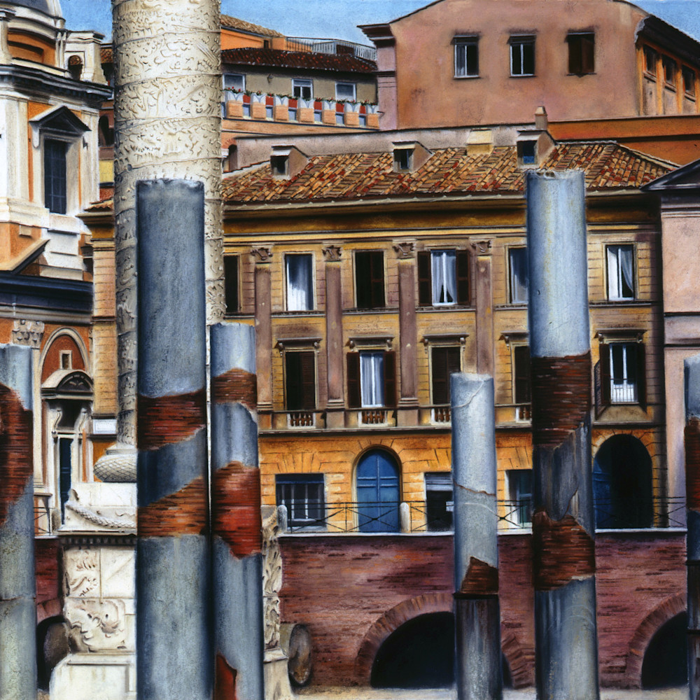 Elisabetta chaudruc   13 roman forum iii horizontal sea of columns kn2ioe
