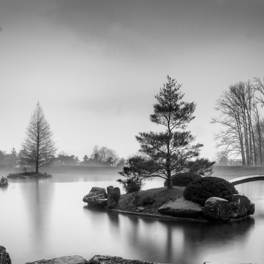 John p rossignol   fog on silver pond b w zqlrej