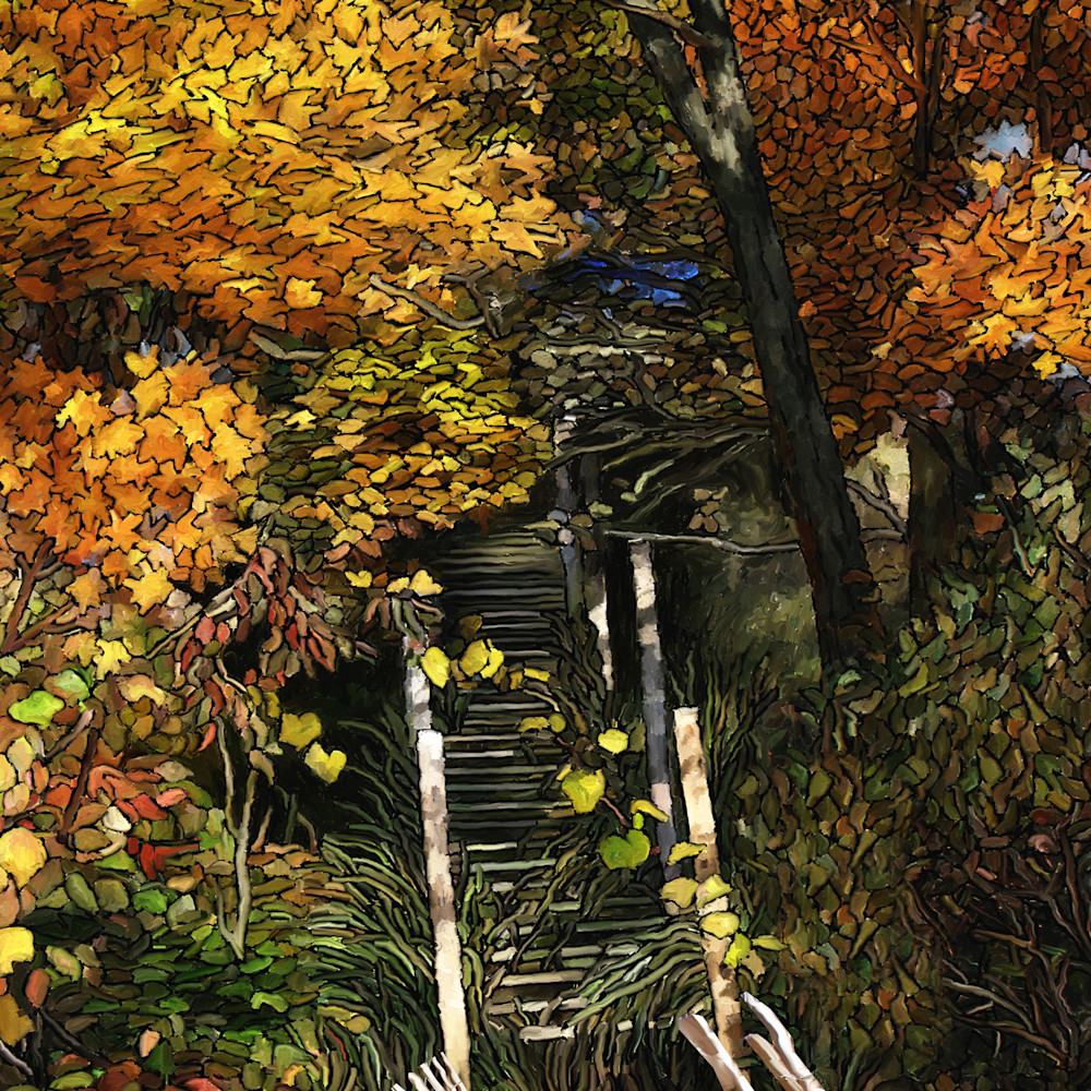 Autumn stairs zqzs9x